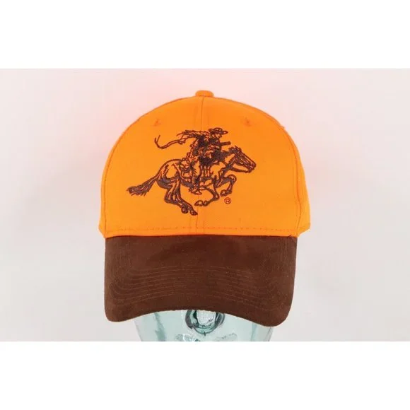Casquette Trucker Vintage Palmetto Holstein Classic '95 - Marque Yupoong, Orange, Snapback - Occasion Années 90